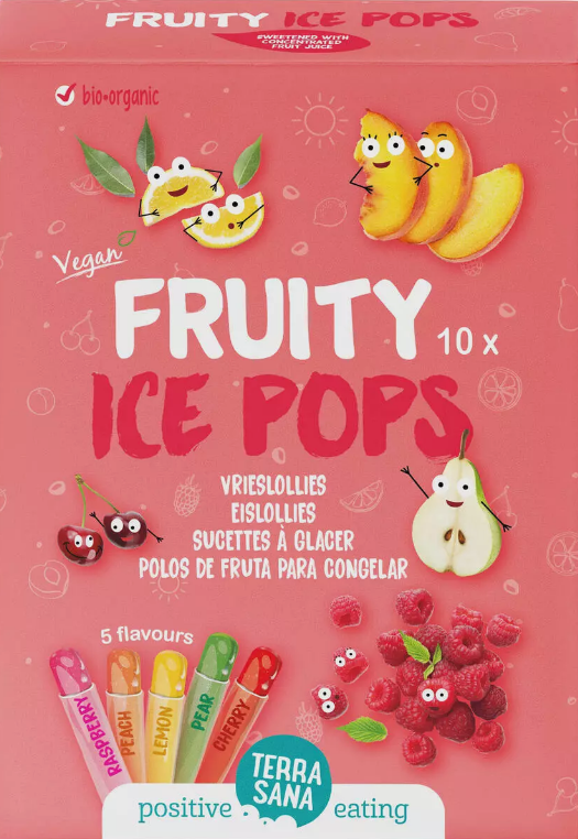 Bio Wassereis Eislollies Frucht 1 Karton (10 x 40ml)