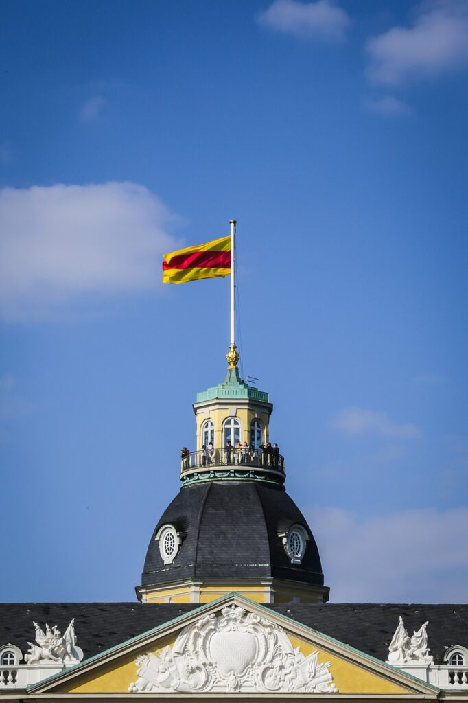 banner, flag, castle