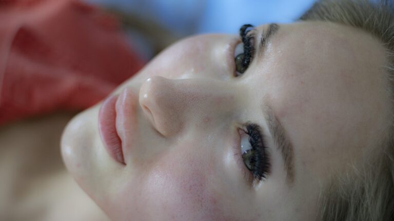 woman, skincare, facial treatment
