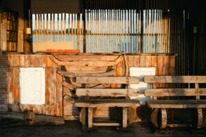 Free stock photo of aged wood, bamboo, bamboo fence