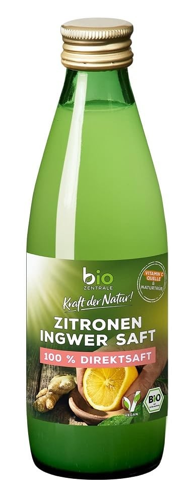 Bio Zitronen Ingwer saft Konzentrat